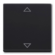 Клавиша для электронного выключателя жалюзи ABB антрацит (6430-81-102)