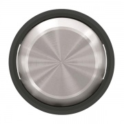 Клавиша для 1-клавишных выключателей/переключателей ABB SKY Moon, кольцо чёрное стекло (8601 CN)