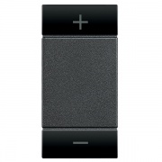 LL Клавиша диммера +/- 1 модуль, цвет антрацит