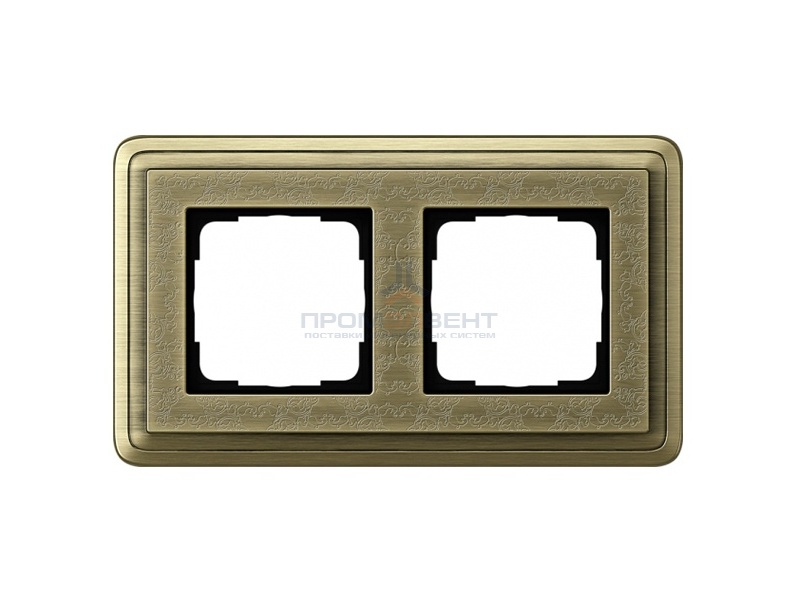 Рамка 2-ая Gira ClassiX Art Бронза/Бронза