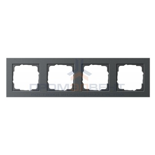 Рамка 4-ая Gira E2 Антрацит