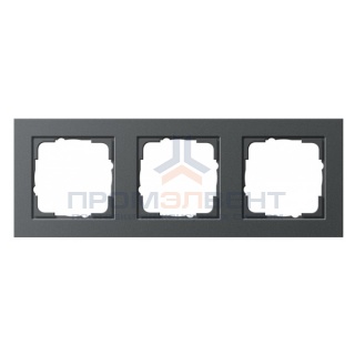 Рамка 3-ая Gira E2 Антрацит