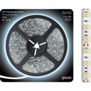 Лента LED 5050/60-SMD 14.4W  12V DC холодный белый (блистер 5м) 1/50