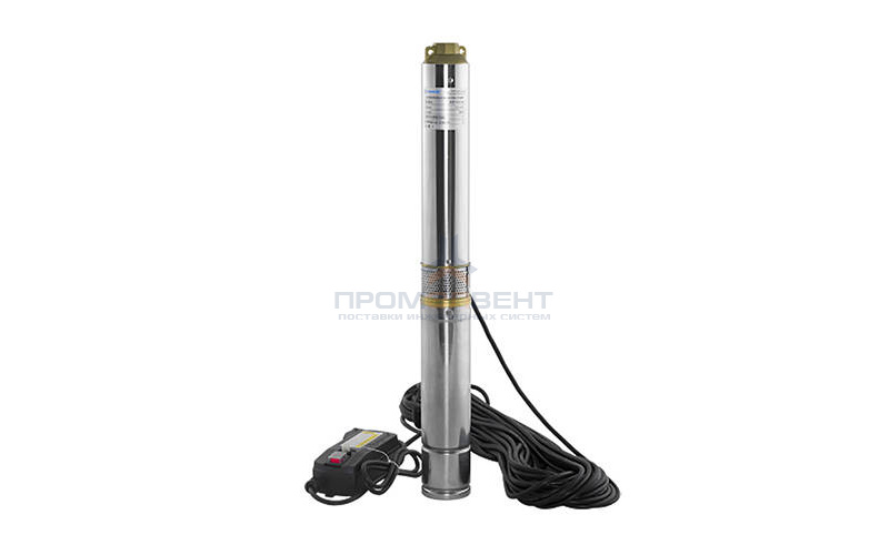 Насос скважинный Aquario ASP 1.8E-80-90 (однофазный, Hmax 100 м, Qmax 45 л/мин,кабель 80м)