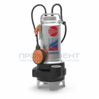 Насос фекальный Pedrollo VXm 15/35-N - 1,1 кВт (1x230 В, Qmax 500 л/мин, Hmax 13,5 м, кабель 10м)