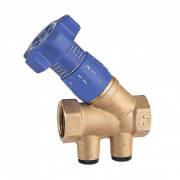 Вентиль балансировочный Cimberio 787OT/2R - 1/2" (ВР/ВР, PN25, Tmax 120°C, отводы с заглушками)