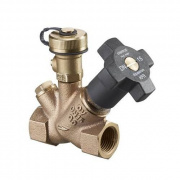 Клапан балансировочный Oventrop Aquastrom KFR - 1/2" (ВР/ВР, PN16, Tmax 120°C, со спускным краном)