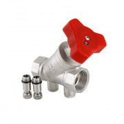 Клапан балансировочный SANEXT VT.054.N - 1"1/4 (ВР/ВР, PN16, Tmax 110°C, Kv 15,76 м³/ч)