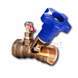 Клапан балансировочный Zetkama 221H - 3/4" (ВР/ВР, PN25, Tmax 120°C, Kv 3,20 м³/ч)