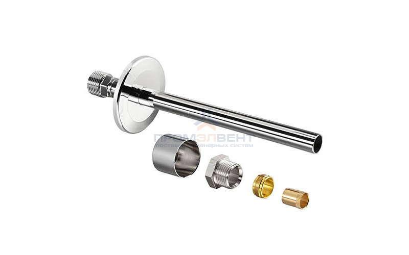 Комплект для настенного монтажа арматуры Oventrop - Ду15 (цвет  хром)