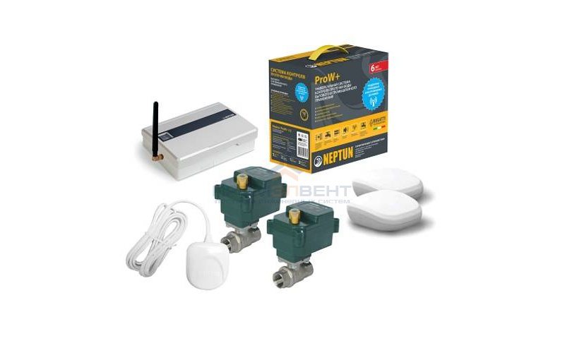 Комплект защиты от протечек воды Neptun Bugatti ProW+ 1/2