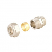 Соединение резьбозажимное SANEXT - 15 х 1/2" (для L и T-образных фитингов)