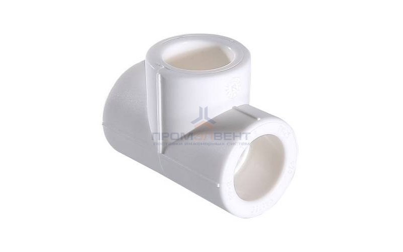Тройник VALTEC VTp.731 - 25 (для полипропиленовых труб под пайку, цвет белый)