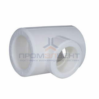 Тройник переходной KALDE - 25 x 20 x 20 (для полипропиленовых труб под пайку, цвет белый)