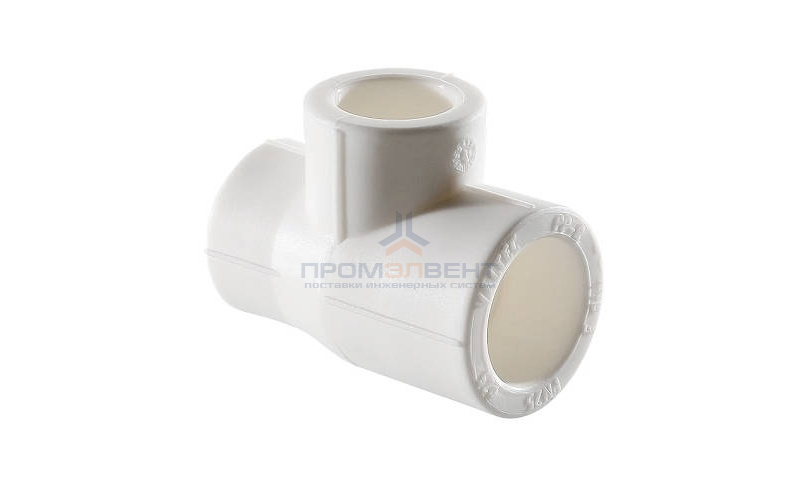 Тройник переходной VALTEC VTp.735 - 110 x 90 x 110 (для полипропиленовых труб под пайку, цвет белый)