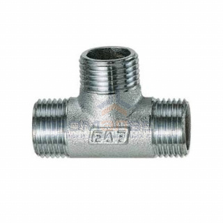 Тройник с наружной резьбой FAR 5515 - 1/2" (резьбовой, цвет хром)