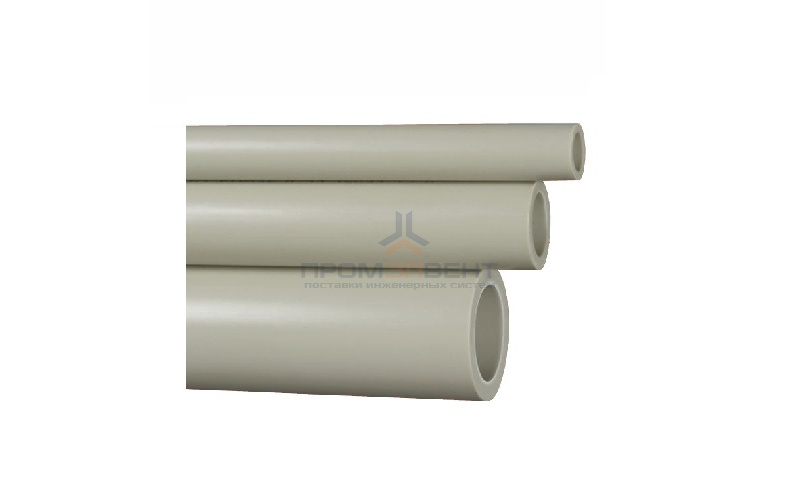Труба полипропиленовая FV-Plast CLASSIC - 63×10,5 (PN20, штанга 4м, цвет серый)