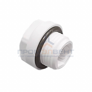 Заглушка с наружной резьбой Fusitek - 1/2" (для полипропиленовых труб, цвет белый)