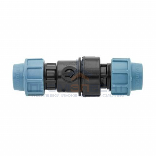 Клапан обратный UNIDELTA 1076 - 25 (винтовой, для труб ПНД)