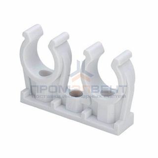 Клипса для труб двойная Viega R4 94826C2 - 15