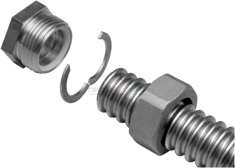 Комплект концевого фитинга из латуни Meibes FixLock Ду12 3/8