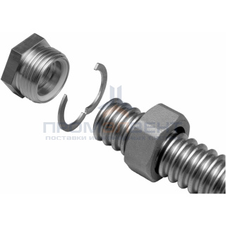 Комплект концевого фитинга из латуни Meibes FixLock Ду20 3/4" (наружняя резьба)