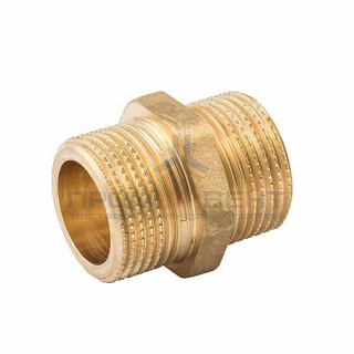 Ниппель ELSEN METALIT EBF15 - 1" (резьбовой, латунь без покрытия)