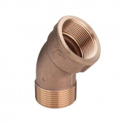 Отвод 45° Viega 3121 - 3/4" (НР/ВР, резьбовой, бронза без покрытия)