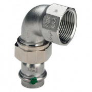 Отвод 90° разъемный Viega Sanpress Inox 2355 - 15 x 1/2" (нержавеющая сталь)