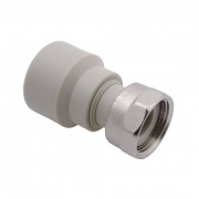 Переход на накидную гайку FV-Plast - 32 x 1" (для полипроп.труб, внутренняя пайка, цвет серый)