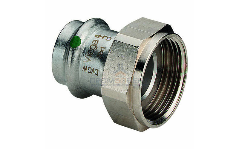 Переход на накидную гайку Viega Sanpress Inox 2363 - 15 x 3/4