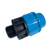 Переход на наружную резьбу ДЖИЛЕКС - 32 x 1" (винтовой, для труб ПНД)