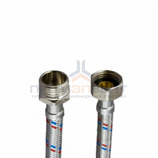 Подводка для воды гибкая Industrias Mateu (Гайка/Штуцер) - 1/2" (длина 1800 мм)