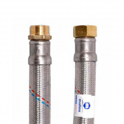 Подводка для воды гибкая Industrias Mateu FILBOR (Гайка/Штуцер) - 3/4" (длина 600 мм)