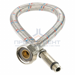 Подводка под смеситель гибкая Industrias Mateu (Штуцер/Гайка) - М10-1-35 x 1/2" (длина 800 мм)