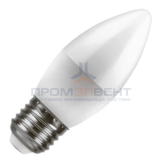 Лампа светодиодная свеча Feron LB-97 7W 4000K 230V E27 белый свет
