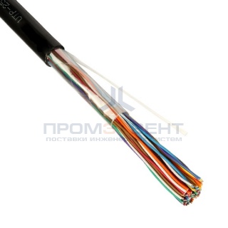 Магистральный кабель UTP 25PR 24AWG 25х2х0.52 cat 5e outdoor витая пара уличная (бухта 305м)