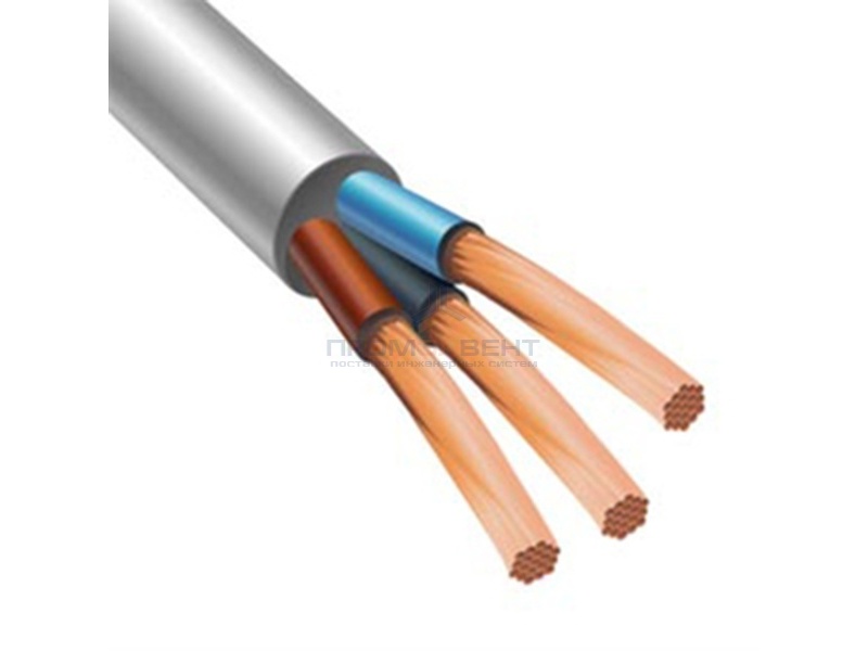 Провод ПВСнг(А)-LS 3х2,5 белый малодымный (