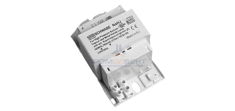 Дроссель Schwabe Hellas NAHJ 400.557.6 230V 4,45A для металлогалогенных и натриевых ламп 400W