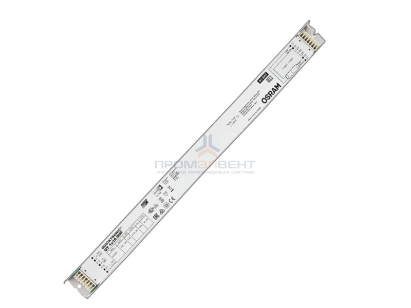 ЭПРА Osram QT 1x18 DIM 1-10V диммируемый для люминесцентных ламп T8 L360x30x21mm