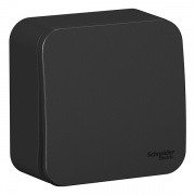 Переключатель 1-клавишный (cх.6) Blanca Schneider Electric 10А 250В антрацит изол.пластина