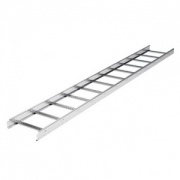 Лестничный лоток 80х400 плюс, L 3000, цинк-ламельный