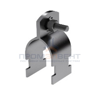 Разборный хомут для труб d 1/2, без изоляции