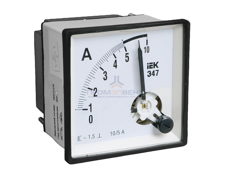 Амперметр Э47 10А кл. точн. 1,5 72х72мм